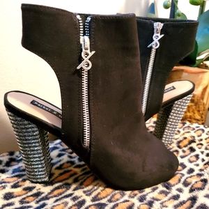 Women's Peep - Toe Ankle Booties